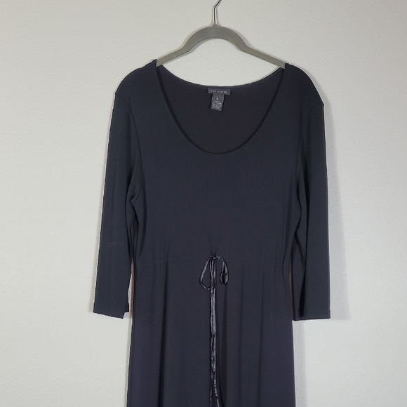 Y2K Vintage Limited Long Sleeve Maxi Dress Size XL Black Whimsigoth 90s Modest - Picture 3 of 16